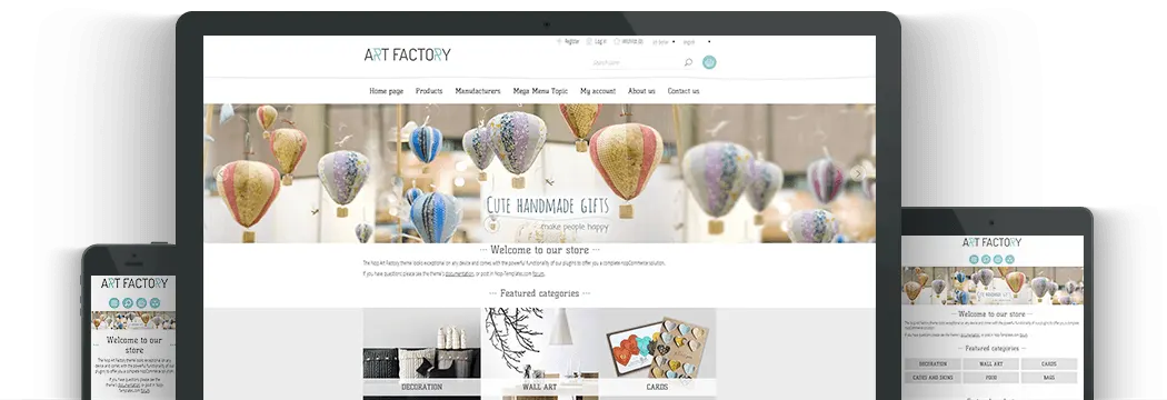 Nop ArtFactory Theme